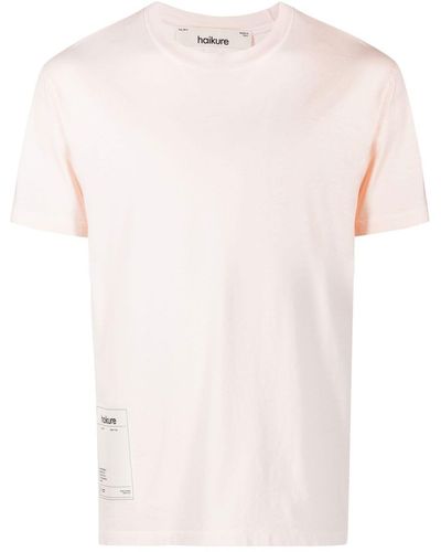 Haikure T-shirt Met Logopatch - Roze