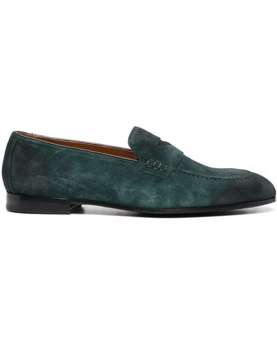 Doucal's Slip-on Suede Loafers - Green