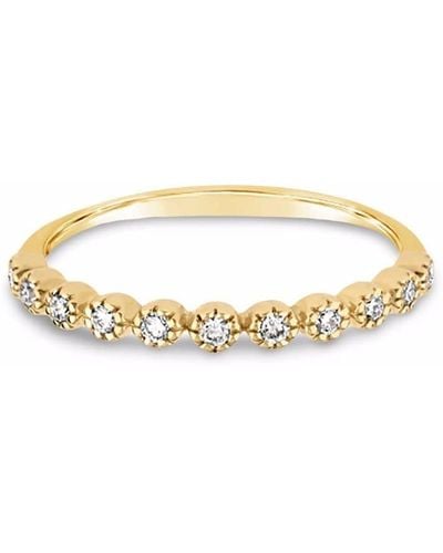Dinny Hall 14kt Yellow Gold Forget Me Not Diamond Ring - Metallic