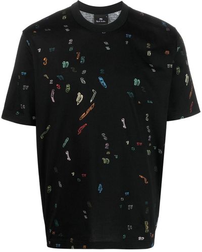 PS by Paul Smith Graphic-print T-shirt - Black