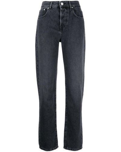 Trussardi High-waisted Straight-leg Jeans - Blue