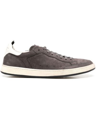 Officine Creative Low-top Suede Trainers - Grey