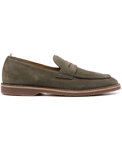 Officine Creative Kent Loafer aus Wildleder - Grau