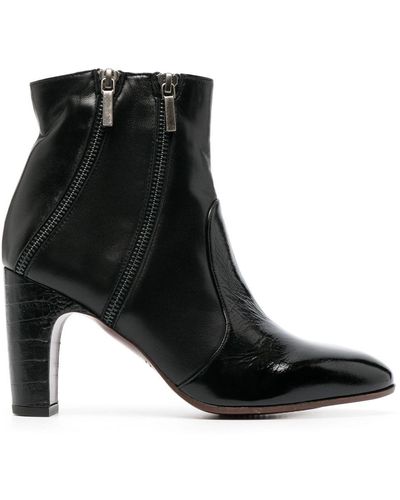 Chie Mihara Ezapi 90mm Zip-detailed Leather Boots - Black