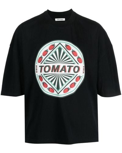 Henrik Vibskov Vibs Organic-cotton T-shirt - Black