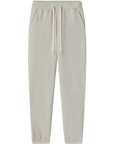 John Elliott Drawstring-waistband Cotton Track Trousers - White