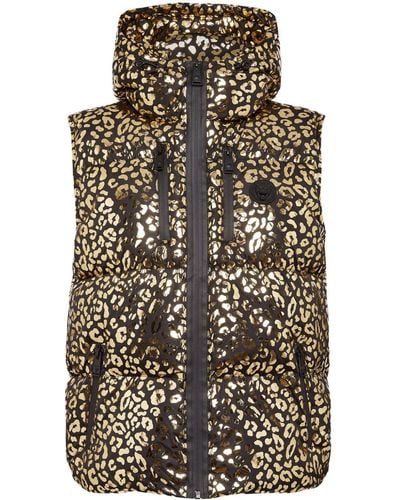 Philipp Plein Gefütterte Jacke mit Leoparden-Print - Schwarz