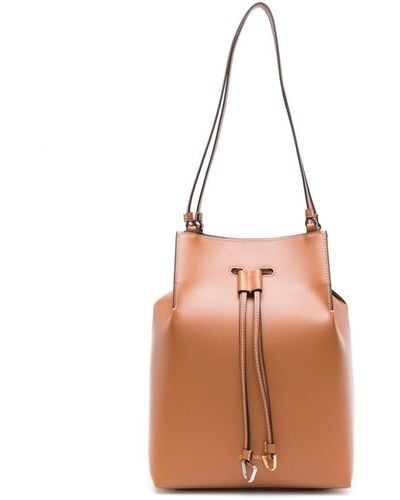 Coccinelle Medium Roundabaout Leather Shoulder Bag - Pink