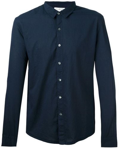 James Perse Camisa clásica - Azul
