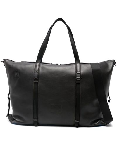Paul Smith Two-tone Leather Holdall - Black