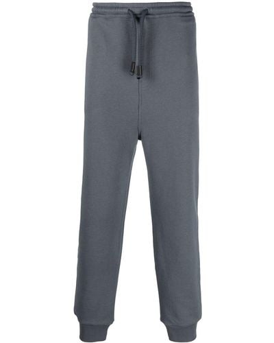 Loewe Embroidered-logo Track Trousers - Grey