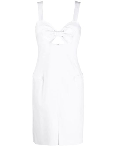 Genny カットアウト ドレス - ホワイト