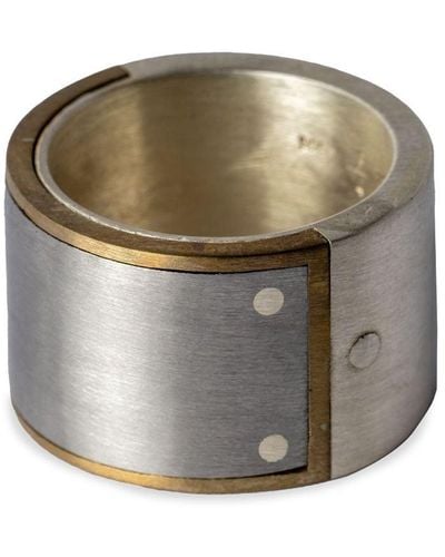 Parts Of 4 Sistema Sterling Silver Ring - Gray