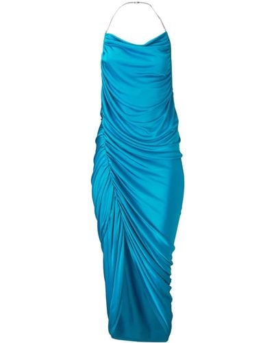 Marc Jacobs ギャザー ドレス - ブルー