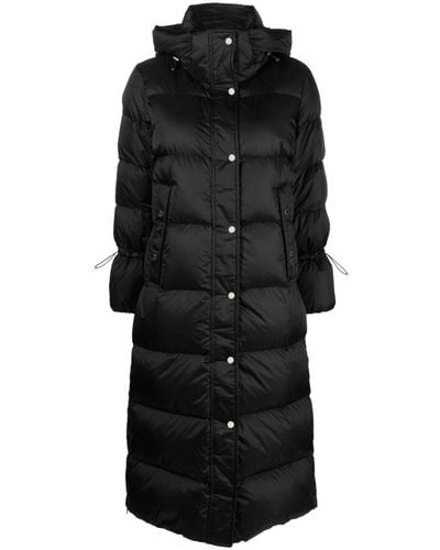 Moorer Padded Feather-down Coat - Black