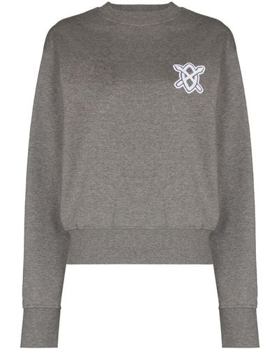 Daily Paper Hovvie Logo-embroidered Sweatshirt - Gray