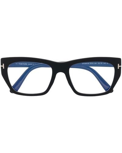 Tom Ford キャットアイ眼鏡フレーム - ブルー