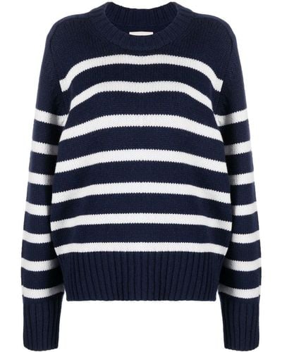 Khaite Crew-neck Cashmere Sweater - Blue