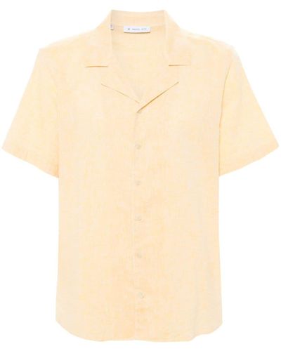 Manuel Ritz Slub-texture Shirt - Natural