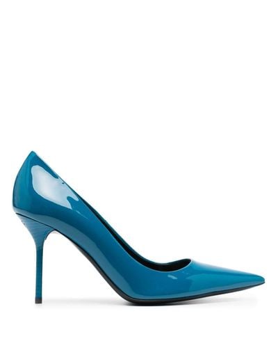 Tom Ford 90mm Patent Leather Pumps - Blue
