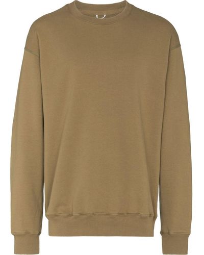 Reigning Champ Crew Neck Cotton Sweater - Green