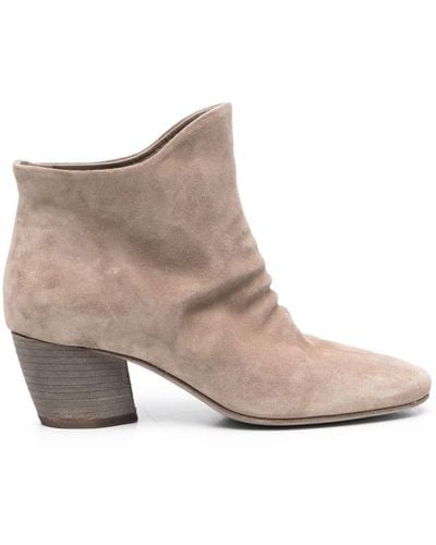 Officine Creative 60mm Suede Ankle Boots - Brown