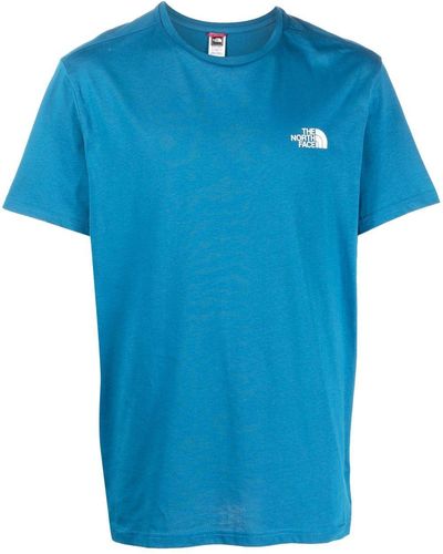 The North Face ロゴ Tシャツ - ブルー