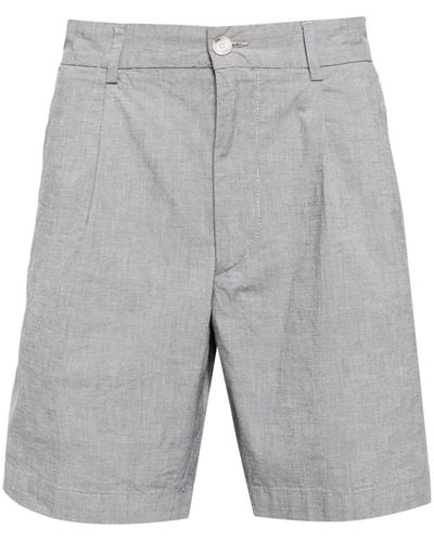 BOSS Textured Bermuda Shorts - Grey