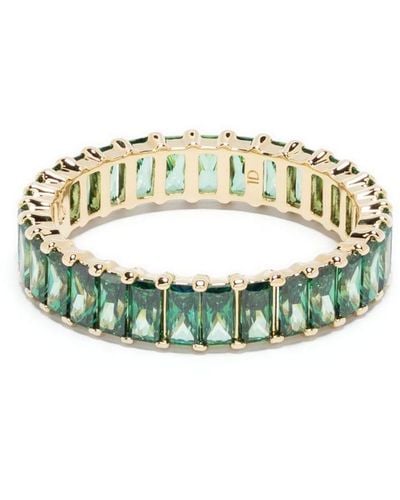 Swarovski Matrix Crystal-embellished Ring - Green