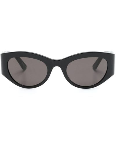 Balenciaga Oval-frame Sunglasses - Grey