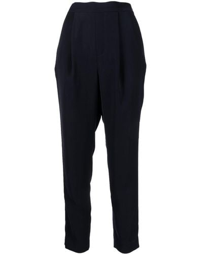 Enfold Elasticated Track Trousers - Blue