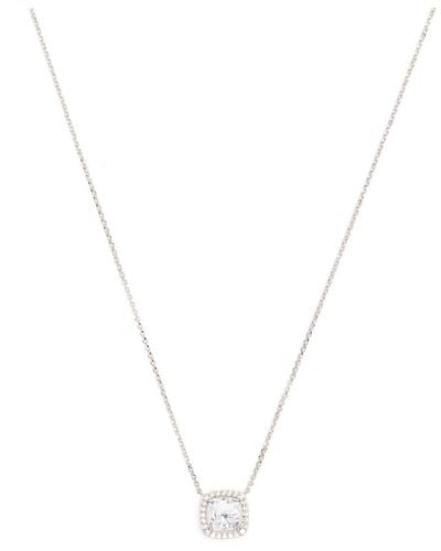 Apm Monaco Gemstone-pendant Adjustable Necklace - White