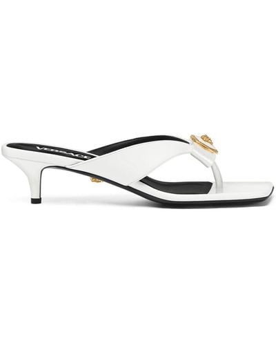 Versace Gianni 45Mm Sandals - White