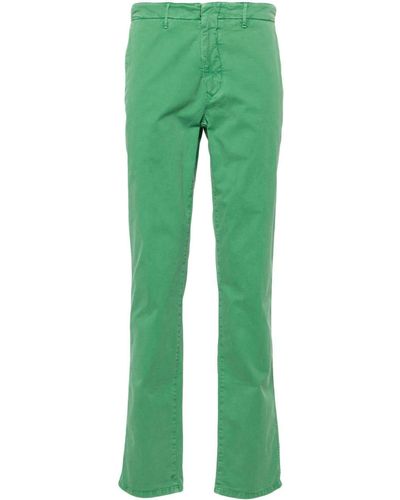 Incotex Straight-leg Cotton-blend Chinos - Green