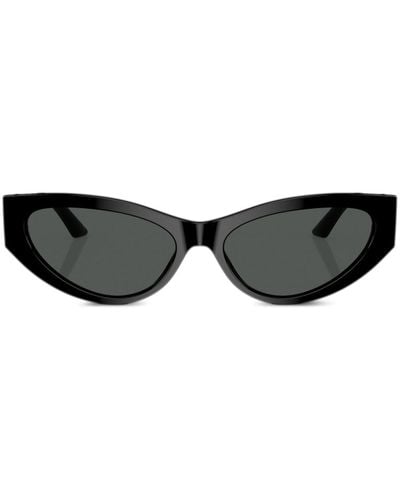 Versace Gafas de sol Medusa Head con montura cat eye - Negro