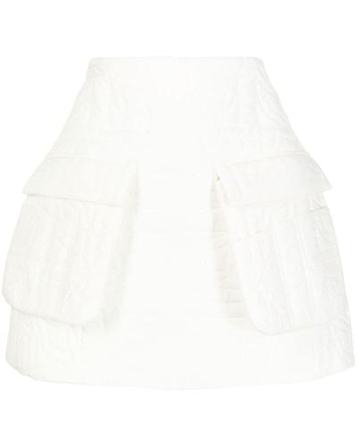 Simone Rocha A-line Mini Skirt - White