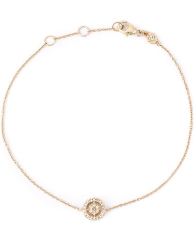 Astley Clarke 14kt Gold Mini 'icon Arura' Diamond Bracelet - White