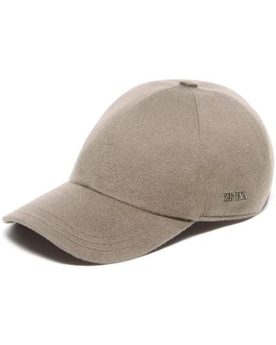 Zegna Oasi cashmere baseball cap - Grau