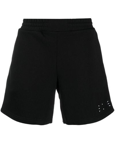 McQ Cotton Track Shorts - Black
