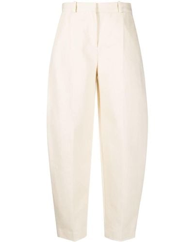 Totême Pantalon en coton biologique - Blanc