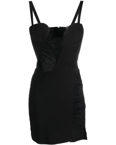 Nensi Dojaka Asymmetrische Mini-jurk - Zwart