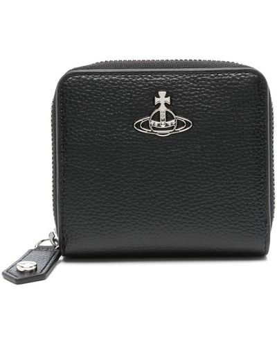Vivienne Westwood ファスナー財布 - ブラック