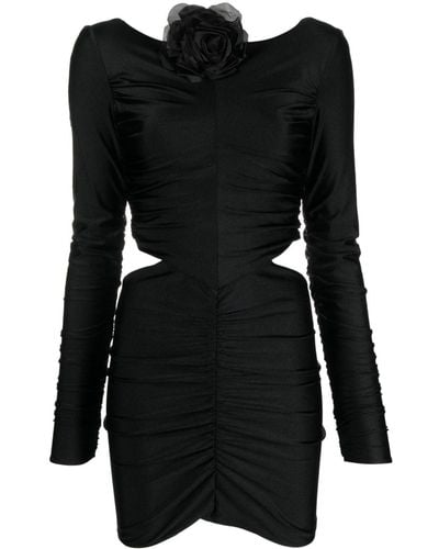 GIUSEPPE DI MORABITO Mini-jurk Met Bloemenprint - Zwart