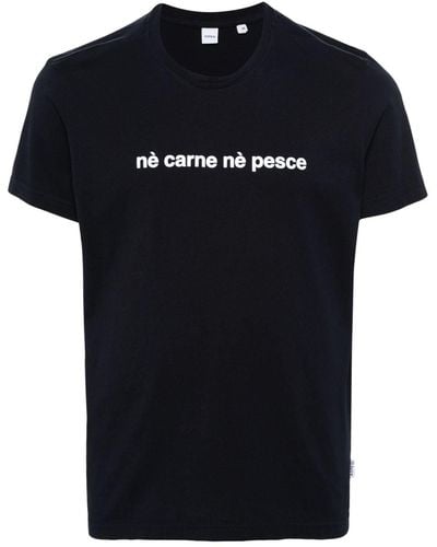 Aspesi Camiseta Nè Carne Nè Pesce - Negro