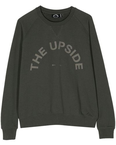 The Upside Sweatshirt mit Logo-Print - Grün