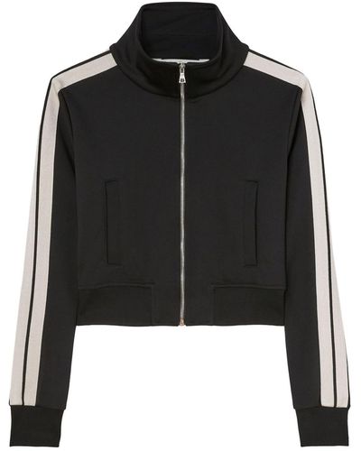 Palm Angels Sportjacke mit Streifen - Schwarz