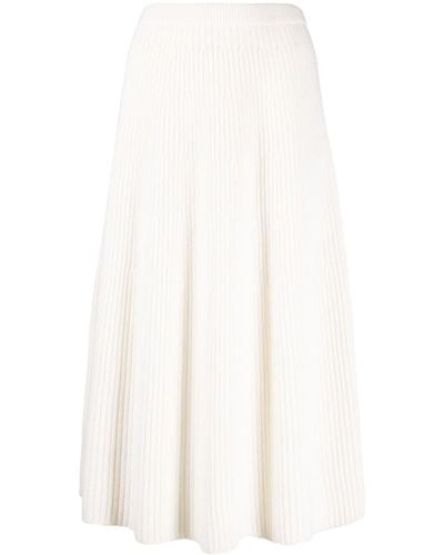 Christian Wijnants Kasar Virgin Wool Skirt - White