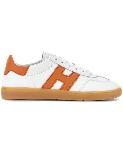 Hogan Cool Leather Trainers - Brown