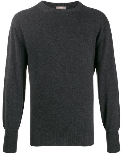 N.Peal Cashmere Oxford Cashmere Sweater - Black