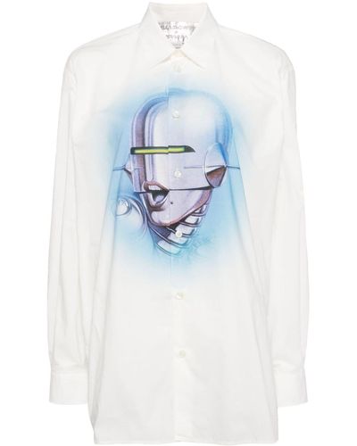 Stella McCartney X Sorayama Sexy Robot Cotton Shirt - Blue